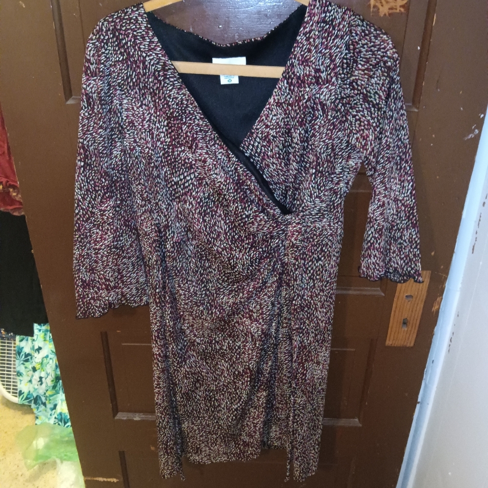 EUC Motherhood Maternity Wrap Dress M